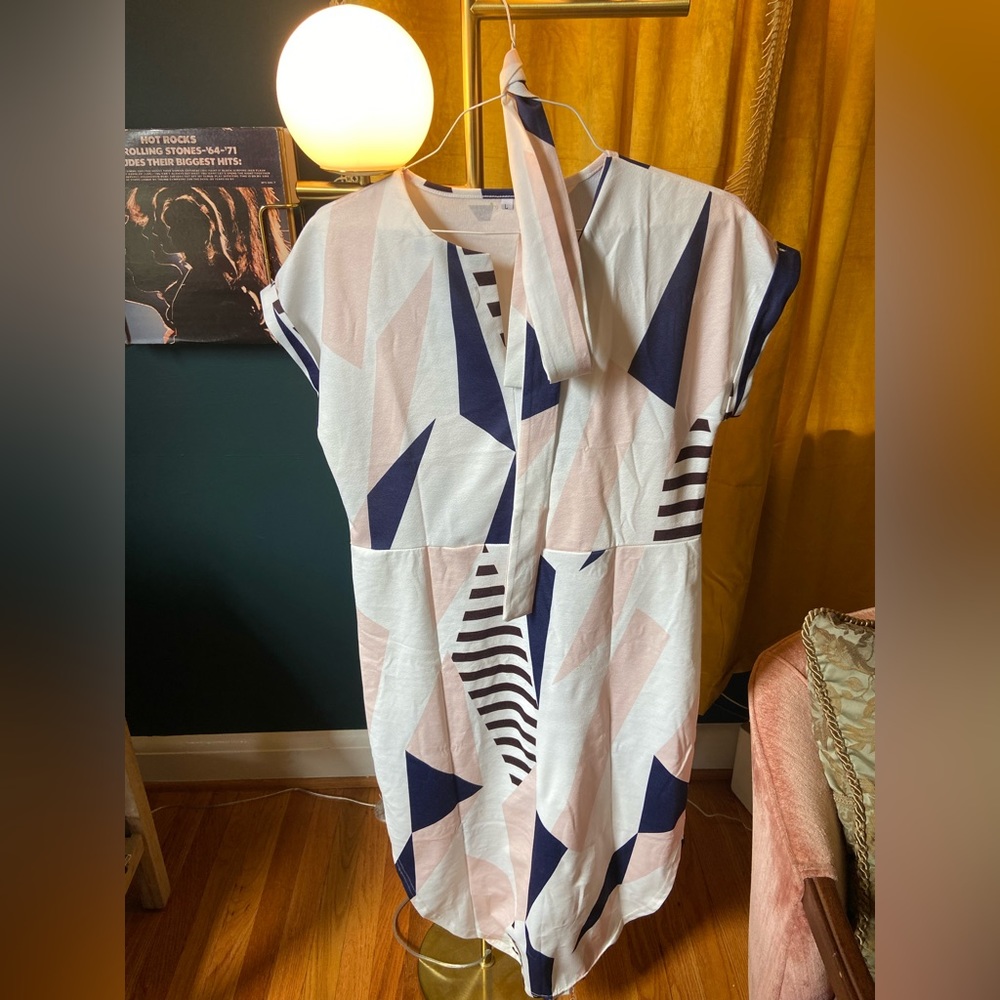 Geometric Pattern Dress